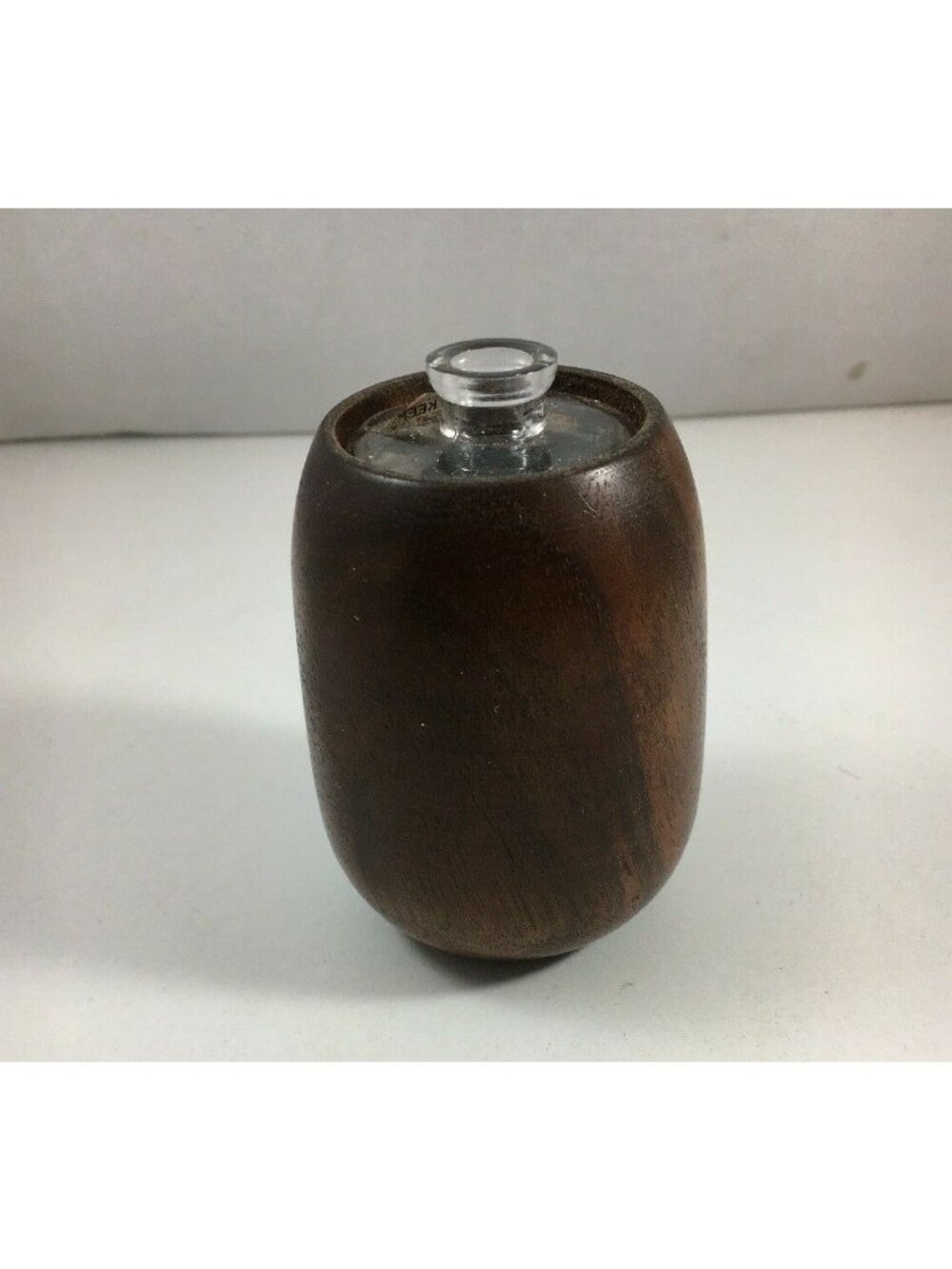 Bocote Wood Hand Carved Confetti Oil Lamp 3” artisan crafted in USA Needs Wick